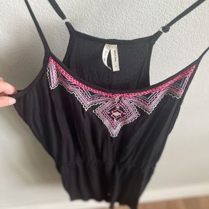 Truth NYC women's one piece romper shorts large Southwestern Western Indian